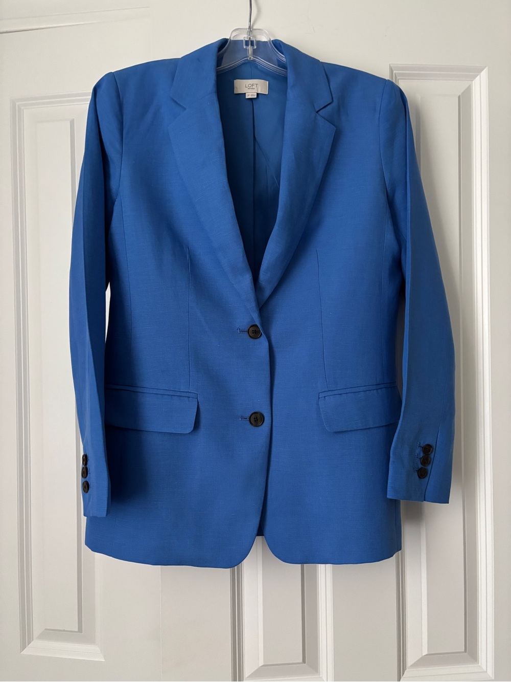 LOFT BRIGHT BLUE BLAZER - SIZE 2P